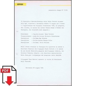 1965 Ferrari press release n°17/65 Consiglio direttivo (Comunicato stampa) PDF (it)